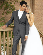 Load image into Gallery viewer, &quot;Steel Grey Tuxedo&quot; - Kalypso Couture
