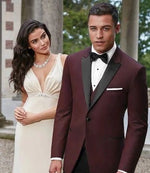 Load image into Gallery viewer, &quot;Burgundy Tuxedo - Kalypso Couture

