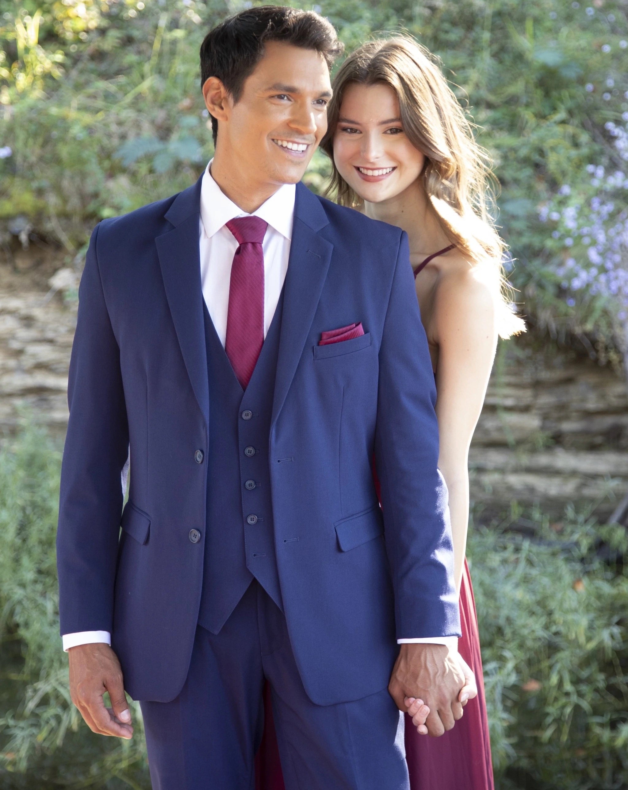 Custom Tailored Cobalt Blue Suit with Notch Lapel