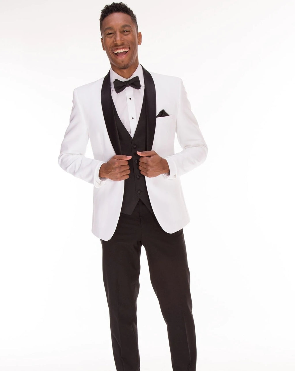 "White/Black Tuxedo" - Kalypso Couture