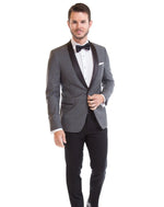 Load image into Gallery viewer, &quot;Gray/Black Tuxedo&quot; - Kalypso Couture
